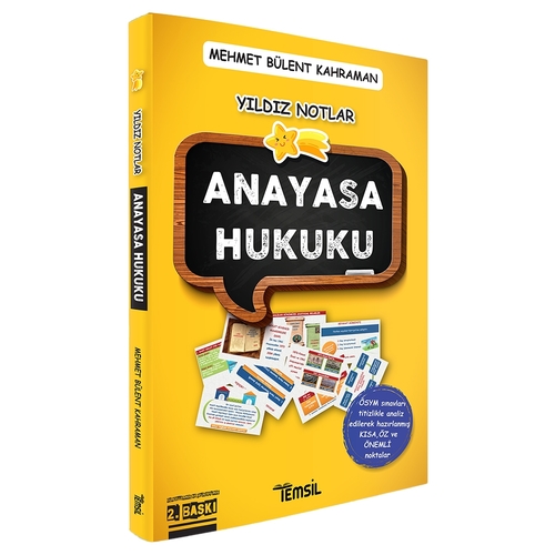 Yıldız Notlar Anayasa Hukuku Temsil Kitap Yayınları 2024