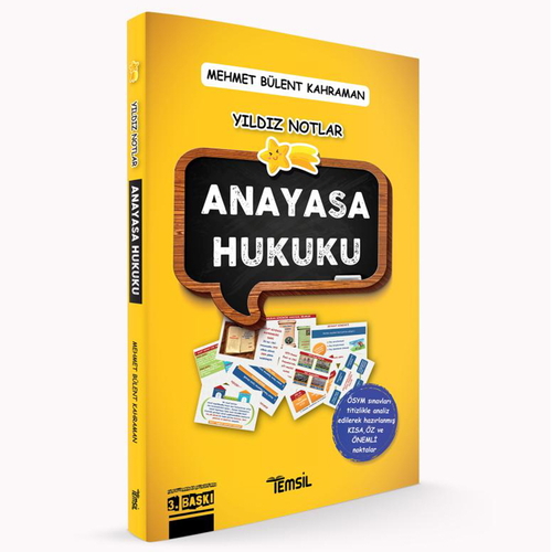 Yıldız Notlar Anayasa Hukuku Temsil Kitap Yayınları 2026