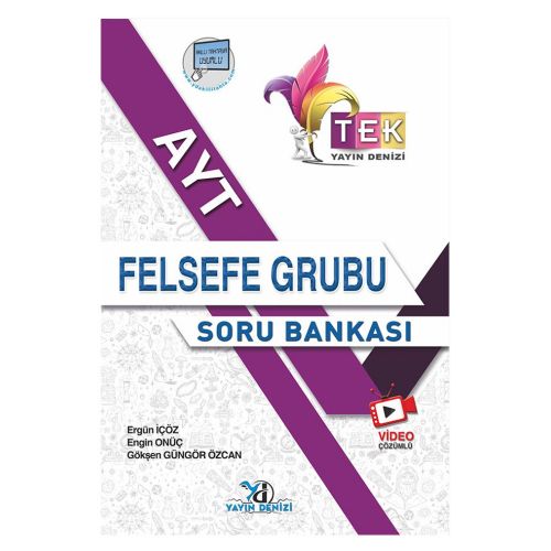 AYT TEK Serisi Video Çözümlü Felsefe Grubu Soru Bankası - Yayın Denizi Yayınları