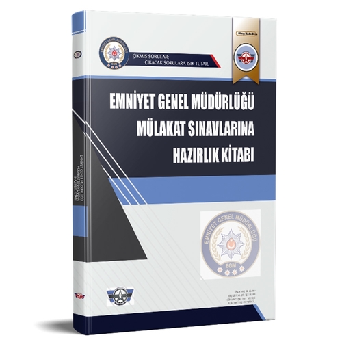 Emniyet Genel Müdürlüğü Mülakat Sınavlarına Hazırlık Kitabı Dizgi Kitap Yayınları 2022