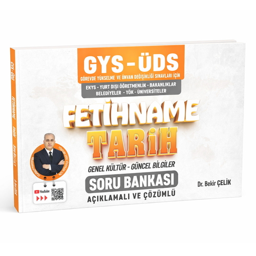 GYS ÜDS FETİHNAME Tarih Genel Kültür Güncel Bilgiler Soru Bankası - Bekir Çelik 2026