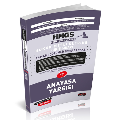 HMGS Kampı Anayasa Yargısı Soru Bankası Savaş Yayınları Nisan 2025