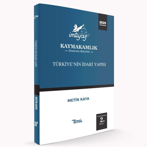 İmtiyaz Kaymakamlık Ders Notları Türkiye’nin İdari Yapısı Temsil Kitap Yayınları 2025
