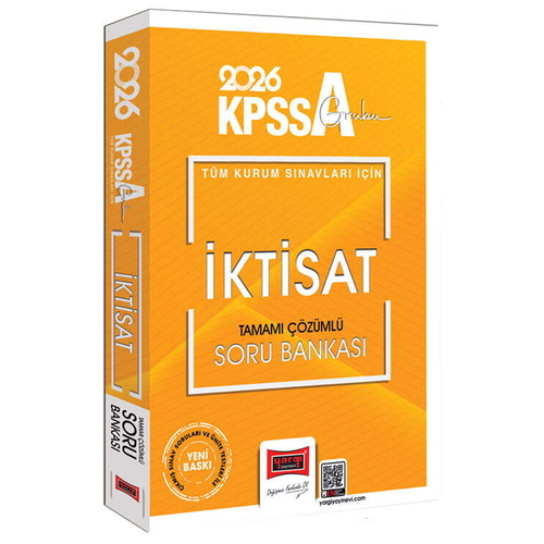 KPSS A Grubu İktisat Soru Bankası Yargı Yayınları 2026