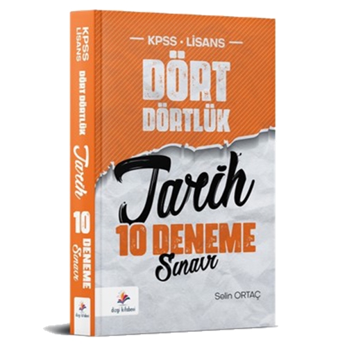 KPSS Lisans Dört Dörtlük 10 Tarih Deneme Dizgi Kitap Yayınları 2022