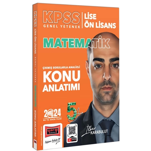 KPSS Lise Ön Lisans Matematik Konu Anlatımı Yargı Yayınları 2024