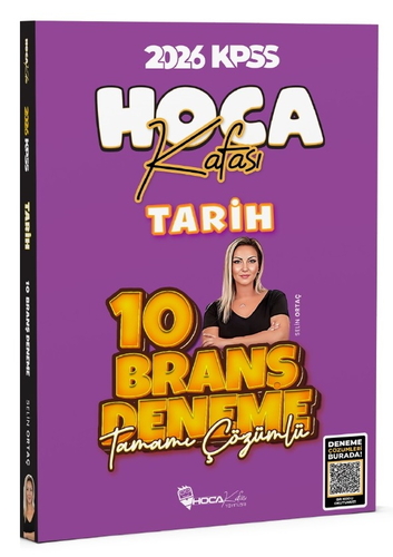 KPSS Tarih 10 Branş Deneme Tamamı Çözümlü Hoca Kafası Yayınları 2026