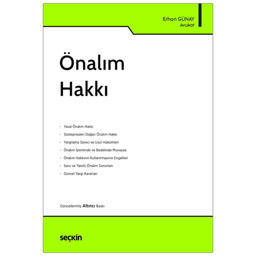 Önalım Hakkı - Erhan Günay