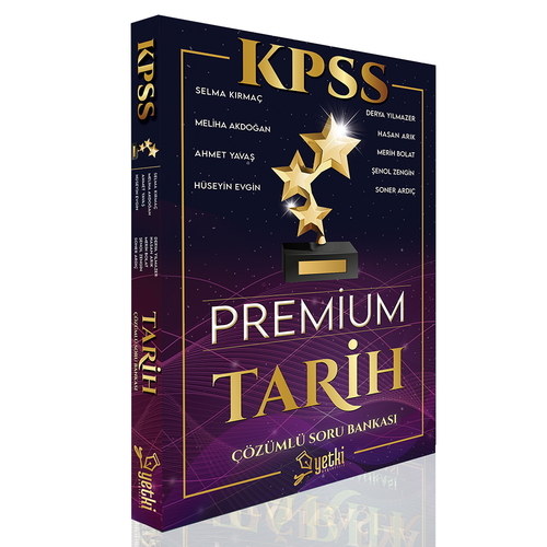 Premium KPSS Tarih Çözümlü Soru Bankası Yetki Yayınları 2026