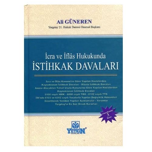 İcra ve İflas Hukukunda İstihkak Davaları - Ali Güneren