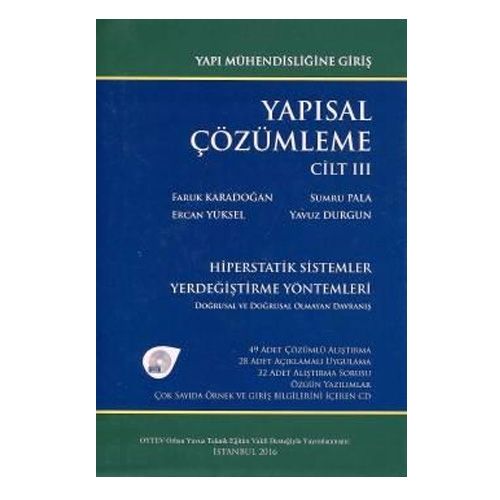 Yapısal Çözümleme Cilt: 3 - Faruk Karadoğan, Sumra Pala, Ercan Yüksel, Yavuz Durgun