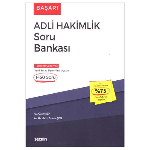 Başarı Adli Hakimlik Soru Bankası - Özge Şen, İbrahim Burak Şen