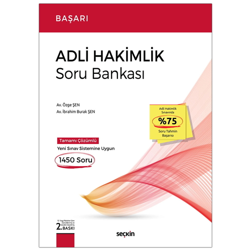 Başarı Adli Hakimlik Soru Bankası - Özge Şen, İbrahim Burak Şen