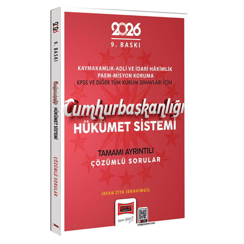 Cumhurbaşkanlığı Hükümet Sistemi Tamamı Çözümlü Sorular Yargı Yayınları 2026
