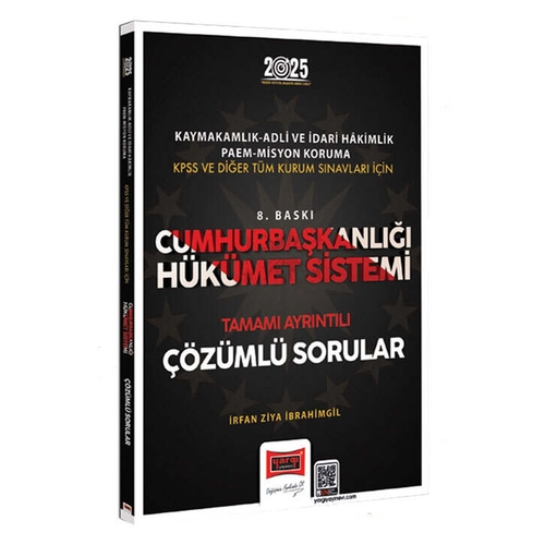 Cumhurbaşkanlığı Hükümet Sistemi Çözümlü Sorular Yargı Yayınları 2025