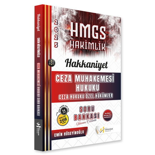 HMGS Hakimlik Hakkaniyet CMK Ceza Hukuku Özel Hükümler Soru Bankası VİPHukuk Yayınları 2025