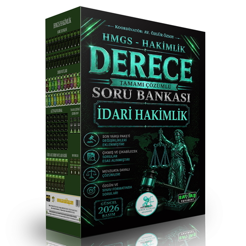 HUKAL İDARİ HAKİMLİK Derece Tamamı Çözümlü Soru Bankası Seti Savaş Yayınları 2026