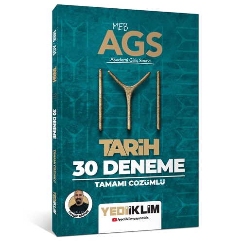 MEB AGS KAYI Tarih Tamamı Çözümlü 30 Deneme Yediiklim Yayınları 2025