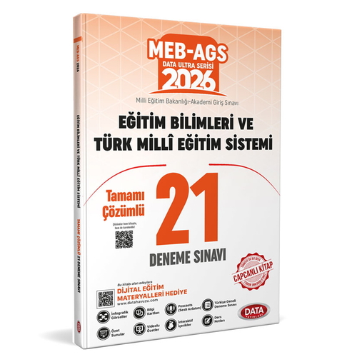 MEB AGS Milli Eğitimin Temelleri Türk Milli Eğitim Sistemi 21 Deneme Sınavı Data Yayınları 2026