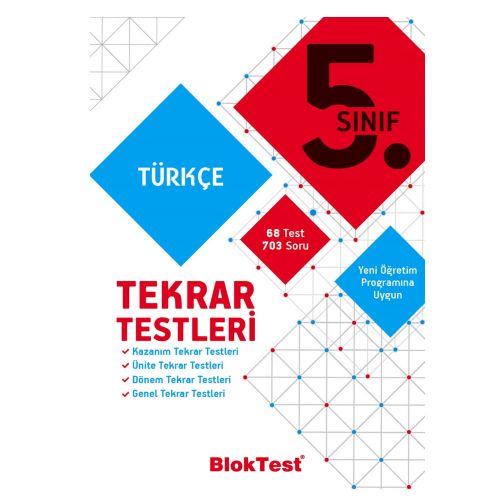 5. Sınıf Türkçe Tekrar Testleri Tudem Yayınları