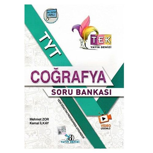 TYT TEK Serisi Video Çözümlü Coğrafya Soru Bankası - Yayın Denizi Yayınları