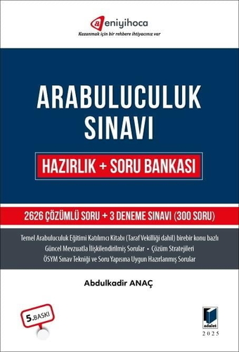 Arabuluculuk Sınavı Hazırlık Soru Bankası - Abdulkadir Anaç