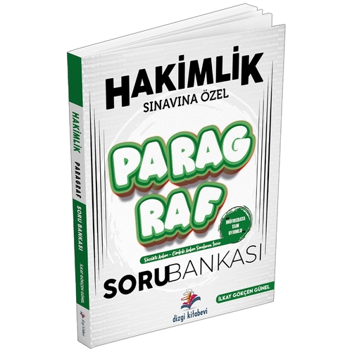 Hakimlik Sınavına Özel Paragraf Soru Bankası Dizgi Kitap Yayınları 2025