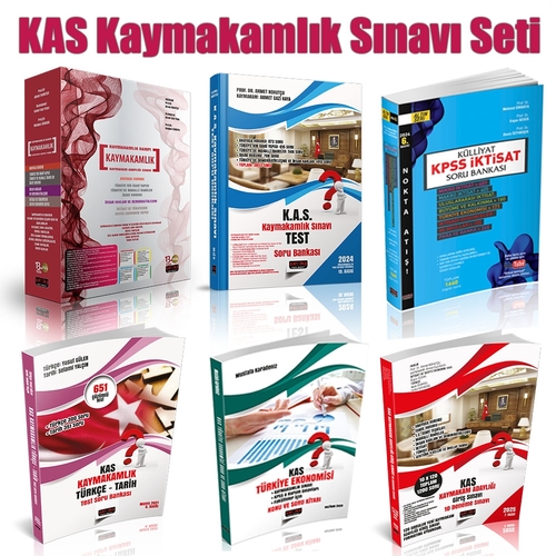 KAS Kaymakamlık Sınavı Hazırlık Seti Savaş Yayınları 2025