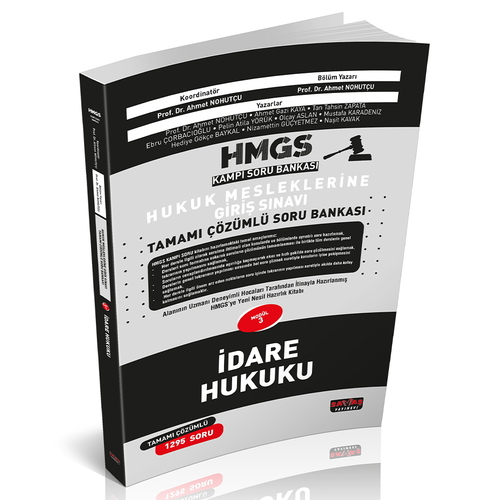 Kelepir Ürün İadesizdir - HMGS Kampı İdare Hukuku Tamamı Çözümlü Soru Bankası Savaş Yayınları 2025