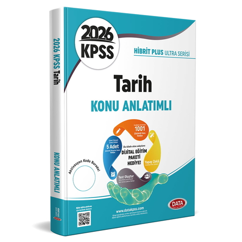 KPSS Hibrit Plus Ultra Serisi Tarih Konu Anlatımlı Data Yayınları 2026