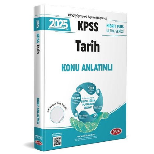 KPSS Hibrit Plus Ultra Serisi Tarih Konu Anlatımlı Data Yayınları 2025