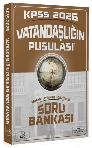 KPSS Vatandaşlığın Pusulası Soru Bankası CBA Yayınları 2026