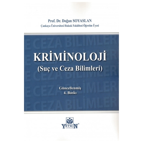 Kriminoloji - Doğan Soyaslan