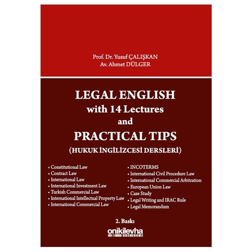Legal English with 14 Lectures and Practical Tips - Yusuf Çalışkan, Ahmet Dülger