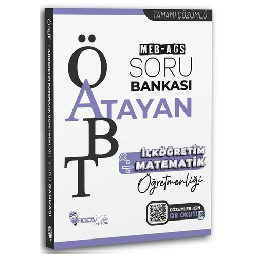 ÖABT MEB AGS İlköğretim Matematik Öğretmenliği Atayan Soru Bankası Hoca Kafası Yayınları 2025