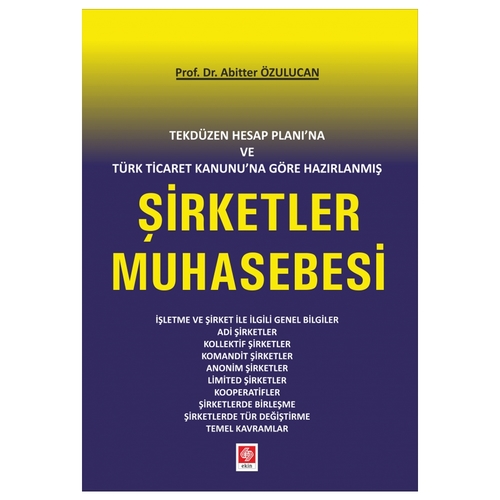 Şirketler Muhasebesi - Abitter Özulucan