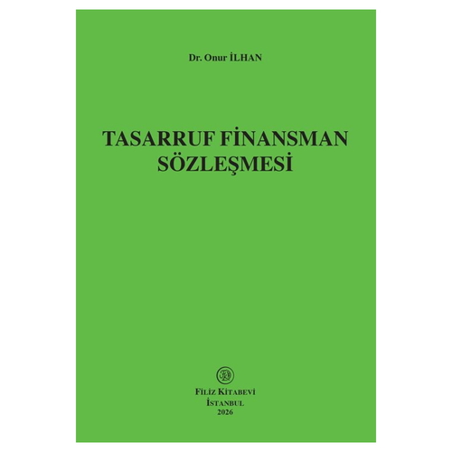 Tasarruf Finansman Sözleşmesi - Onur İlhan