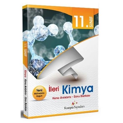 11. Sınıf İleri Kimya Konu Anlatımlı Soru Bankası Kampüs Yayınları