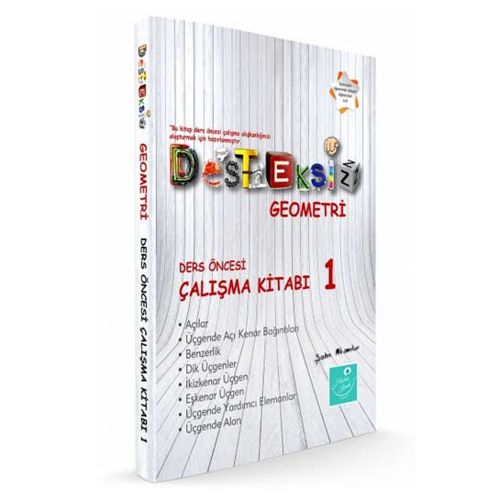 Desteksiz Geometri Ders Öncesi Çalışma Kitabı 1 Kartezyen Yayınları