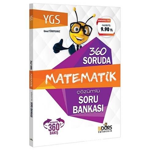 YGS 360 Soruda Matematik Çözümlü Soru Bankası BiDers Yayınları