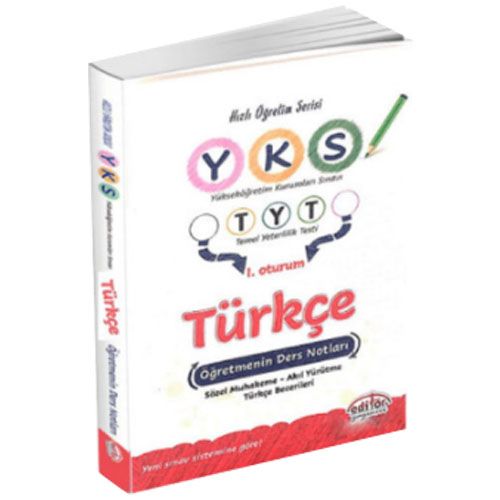 YKS TYT 1.Oturum Türkçe Öğretmenin Ders Notları Editör Yayınları