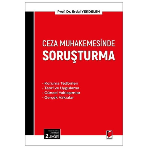 Ceza Muhakemesinde Soruşturma - Erdal Yerdelen