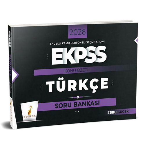 EKPSS Türkçe Konu Özetli Soru Bankası Pelikan Yayınları 2026