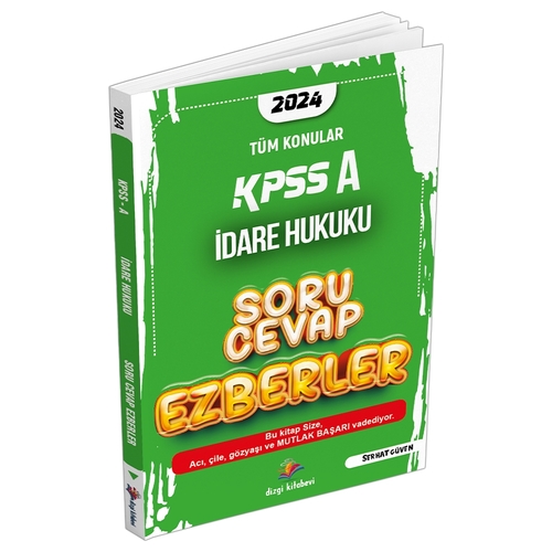 KPSS A İdare Hukuku Soru Cevap Ezberler Dizgi Kitap Yayınları 2024