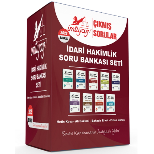 İmtiyaz İdari Hakimlik Çıkmış Soru Bankası Seti İmtiyaz Yayınları 2026