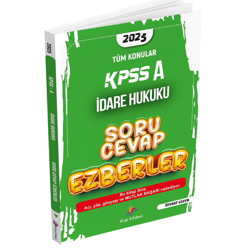 KPSS A İdare Hukuku Soru Cevap Ezberler Dizgi Kitap Yayınları 2026