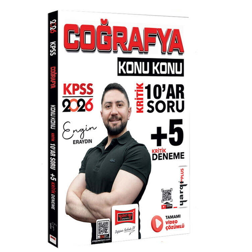 KPSS Coğrafya Konu Konu Kritik 10ar Soru+5 Kritik Deneme Sınavı Yargı Yayınları 2026