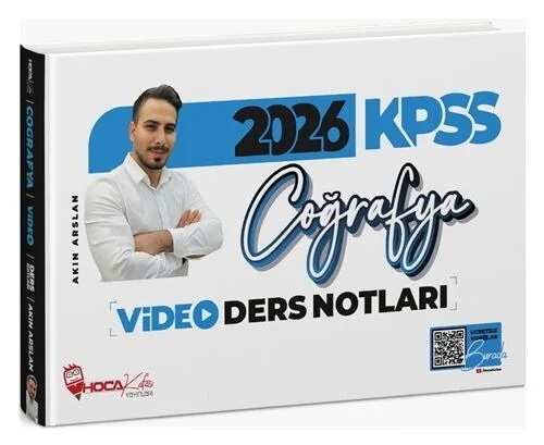 KPSS Coğrafya Video Kafa Notlar Hoca Kafası Yayınları 2026
