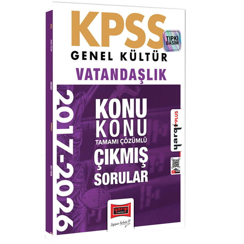 KPSS Genel Kültür Vatandaşlık Konu Konu Tamamı Çözümlü 10 Yıl Çıkmış Sorular Yargı Yayınları 2027