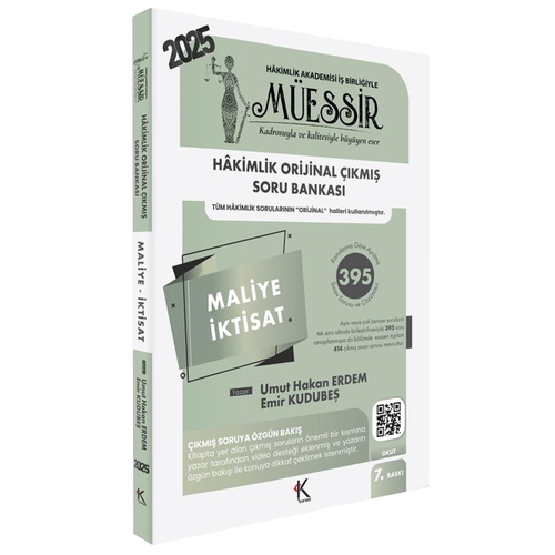 MÜESSİR Hakimlik Maliye İktisat Çıkmış Soru Bankası Temsil Kitap Yayınları 2025